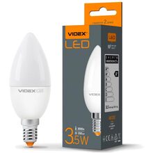Лампочка VIDEX C37e 3.5W E14 3000K 220V (VL-C37e-35143)