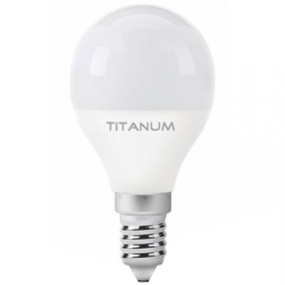 Лампочка TITANUM G45 6W E14 4100K 220V (TLG4506144)