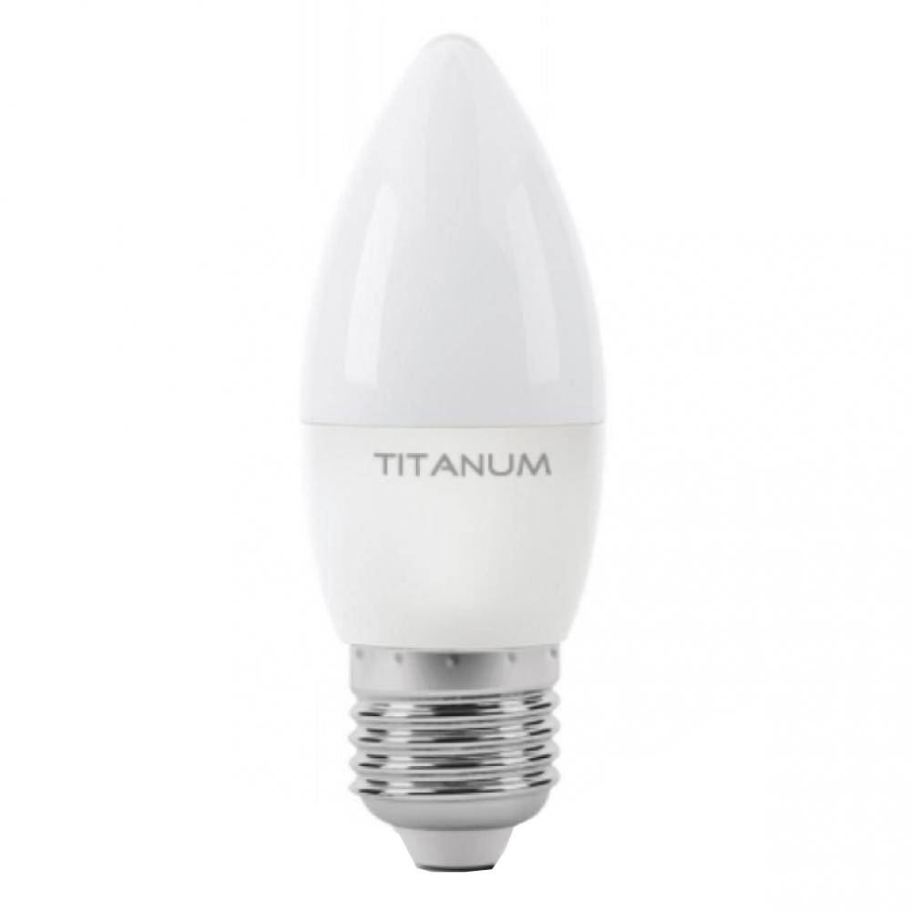 Лампочка TITANUM C37 6W E27 4100K 220V (TLС3706274)