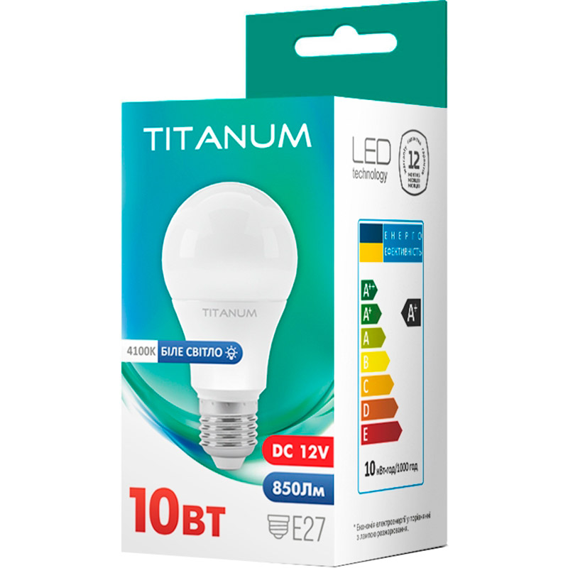 Светодиодная лампа TITANUM TLA6010274-12V Тип цоколя (патрона) E27