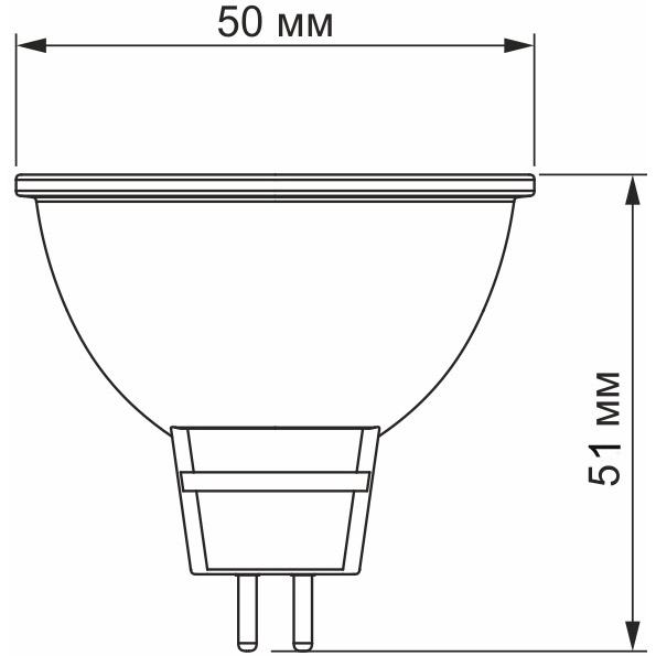 Светодиодная лампа VIDEX MR16e (VL-MR16e-08534) Количество в упаковке 1