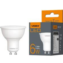 Лампочка VIDEX MR16e 6W GU10 3000K 220V (VL-MR16e-06103)