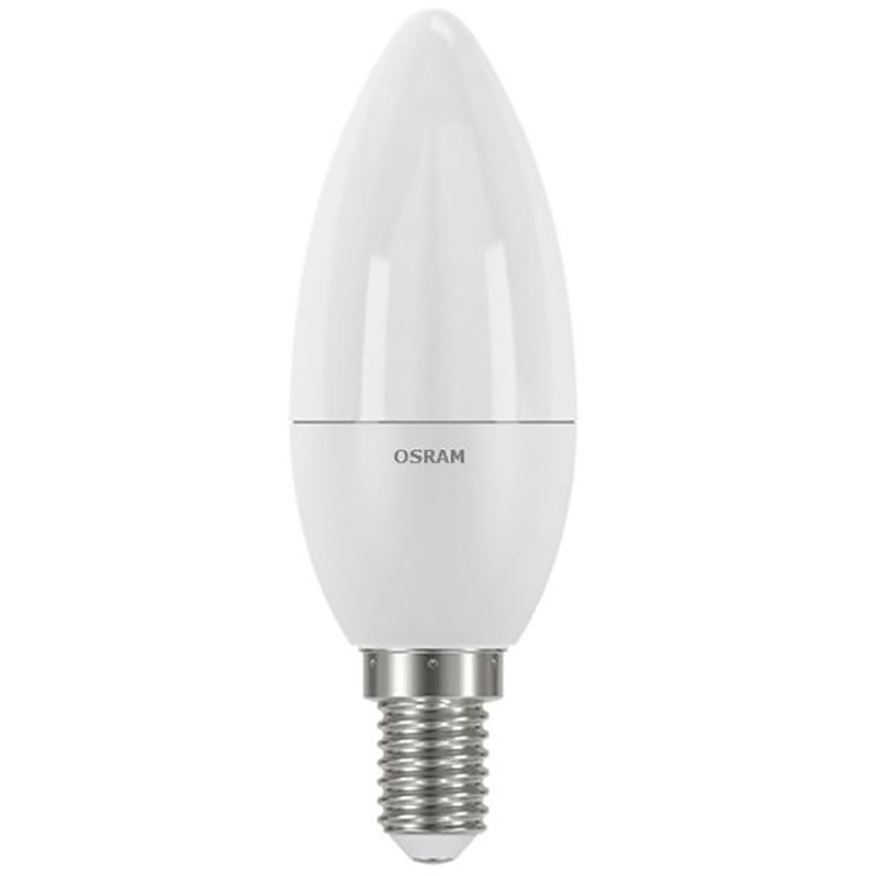 Лампочка OSRAM LED VALUE CL B60 6,5W/830 230V FR E14 10X1 (4058075623569)