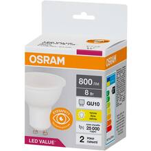 Светодиодная лампа OSRAM LED VALUE PAR16, 8W, 3000K, GU10 (4058075689909)