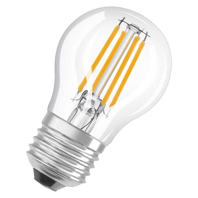 Світлодіодна лампа OSRAM LED P60 5.5W (806Lm) 2700K E27 філамент