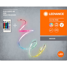 Светодиодная лента LEDVANCE FLEX AUDIO 12.5W 3M RGB VR RC (4099854095382)