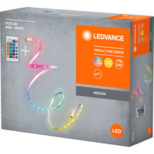 Светодиодная лента LEDVANCE FLEX 14W 1300Lm 5M RGB 3000K RC (4099854095443)