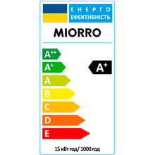Светодиодная лампа MIORRO A60 15 Вт E27 4000K 1200Лм (51-314-002)