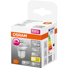 Лампочка OSRAM LED GU10 4.5Вт 2700К 350Лм PAR16 Dimmable (4058075797888)