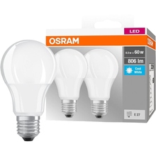 Світлодіодна лампа OSRAM LED E27 8.5Вт A60 2шт (4058075152670)