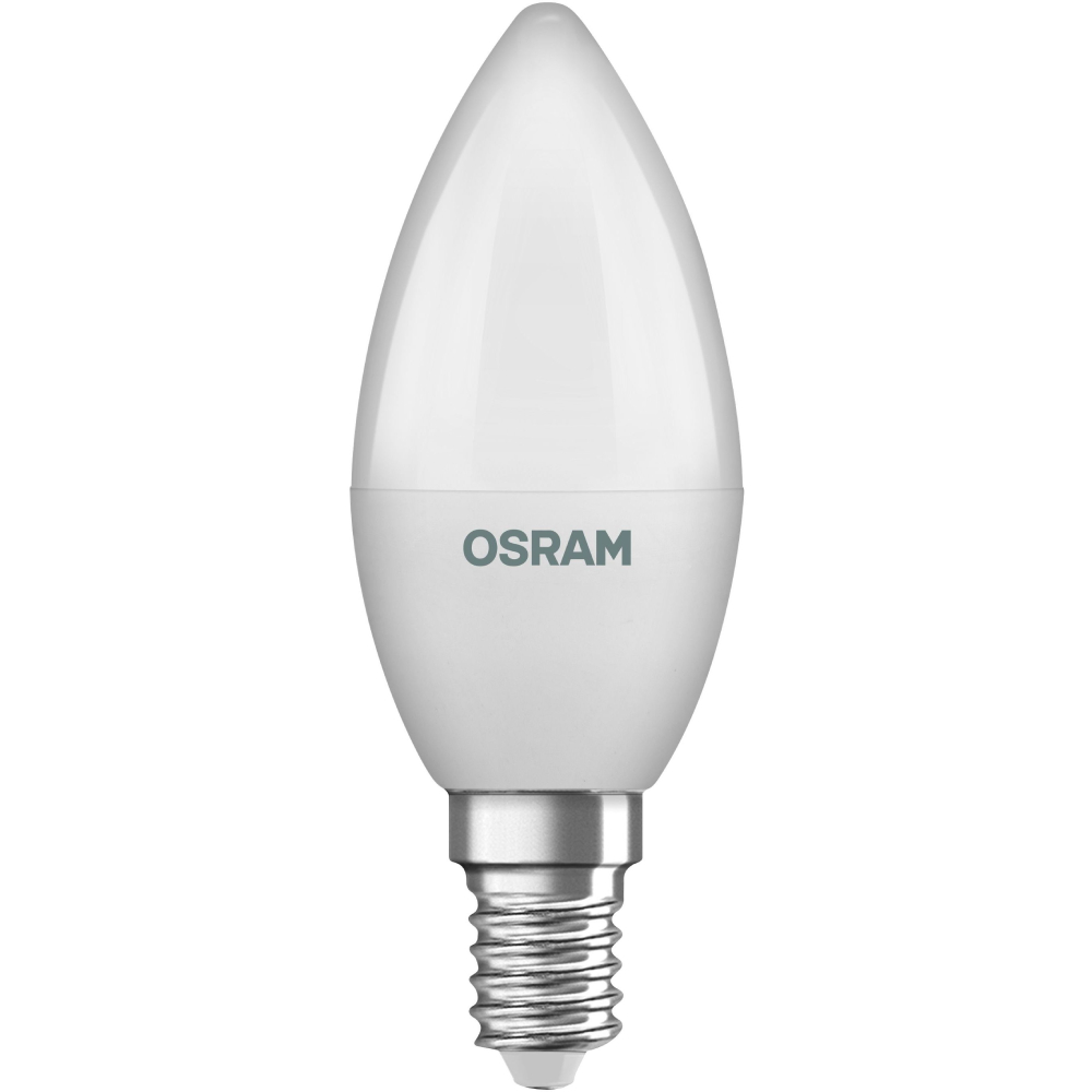 Світлодіодна лампа OSRAM LED E14 4.9Вт B40 4 шт (4058075819610) Кількість в упаковці 4