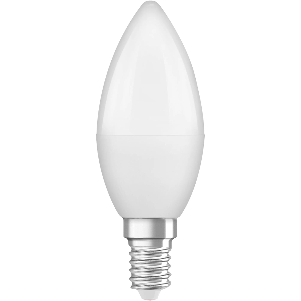 Светодиодная лампа OSRAM LED E14 4.9Вт B40 4 шт (4058075819610) Коэффициент цветопередачи 80