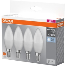 Світлодіодна лампа OSRAM LED E14 4.9Вт B40 4 шт (4058075819610)