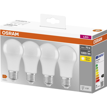 Светодиодная лампа OSRAM LED E27 10Вт A60 4шт (4058075184992)