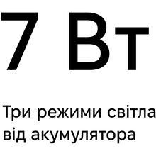 Светодиодная лампа NOAS Е27 LED YL95-0711 6500K аккумуляторная (58301)