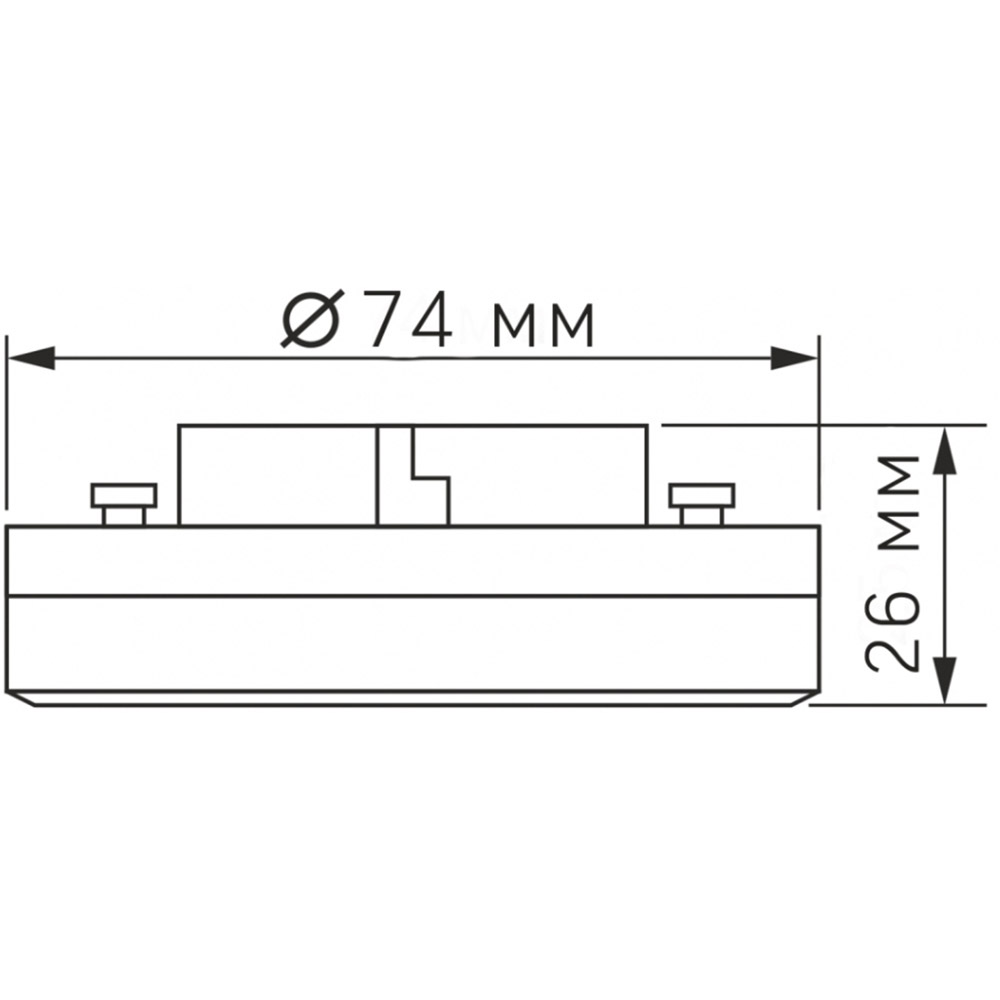 Світлодіодна лампа VIDEX GX53 8W 3000K 220V, VL-GX53-08533 (28165) Кількість циклів ввімкн./вимкн. 20000