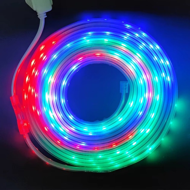 Светодиодная лента INSPIRE LED RGB 220V 10м (6col10) Особенности Защита: IP65; С пультом ДУ