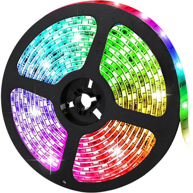 Світлодіодна стрічка RGB INSPIRE 5050RGB 5V 2м + пульт (24-Key-IR-Controllor5050RGB-LED-2M) (24ir50r2)