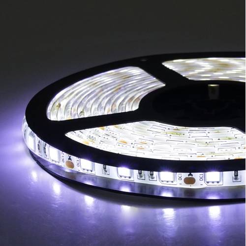 Світлодіодна стрічка VOLTRONIC 60 світлодіодів 5м White (5M-FW-5050WW-60RW-DC) Кількість світлодіодів 60