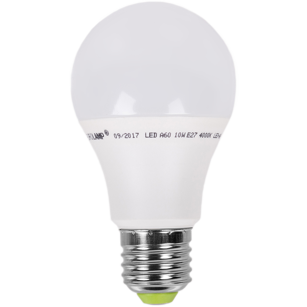 

Светодиодная лампа EUROLAMP LED A60 10W E27 4000K, LED Лампа A60 10W E27 4000K