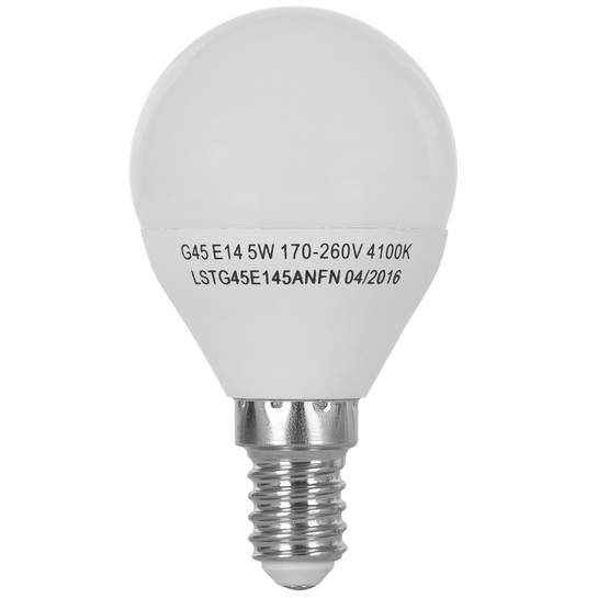 Світлодіодна лампа ERGO Standard G45 5W E14 4100K 220V (LSTG45E145ANFN) Тип світлодіодна (LED)