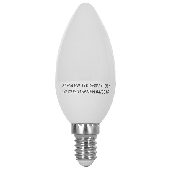 Світлодіодна лампа ERGO C37 5W E14 4100K 220V (LSTC37E145ANFN) Тип світлодіодна (LED)