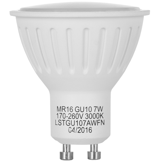 Світлодіодна лампа ERGO MR16 7W GU10 3000K 220V (LSTGU107AWFN) Тип світлодіодна (LED)