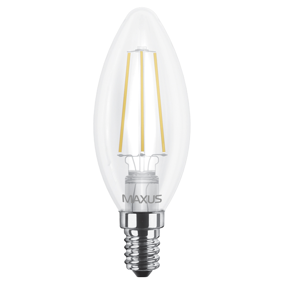 MAXUS MAXUS (філамент), C37, 4W, E14 (1-LED-538)