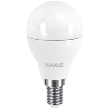 Світлодіодна лампа (енергозберігаюча) MAXUS G45 6W 220V E14 (1-LED-543)