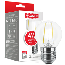 MAXUS MAXUS (філамент), G45, 4W, ,E27 (1-LED-545)