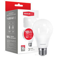 LED-лампа MAXUS A60 10W 220V E27 (1-LED-561)