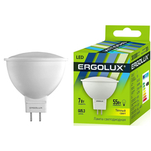 Світлодіодна лампа ERGOLUX JCDR 7W GU5.3 3000K (LED-JCDR-7W-GU5.3-3K)