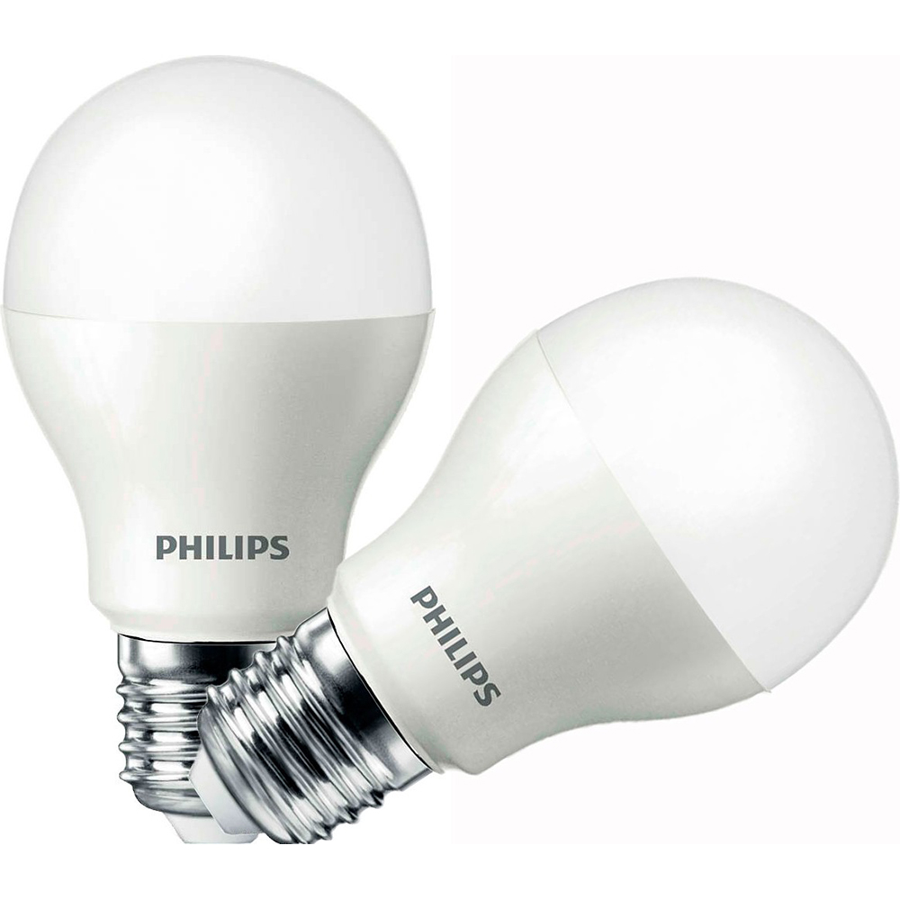 Набір світлодіодних ламп PHILIPS 1+1 A55 10.5W E27 3000K 230V (8727900270105)