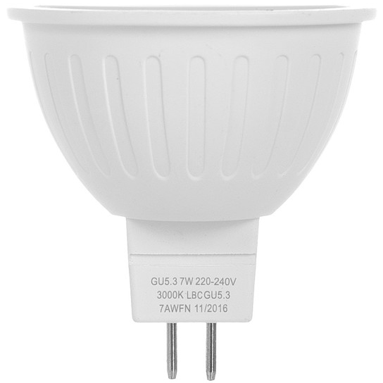 Світлодіодна лампа ERGO Basic MR16 7W GU5.3 3000K (LBCGU5.37AWFN) Тип світлодіодна (LED)