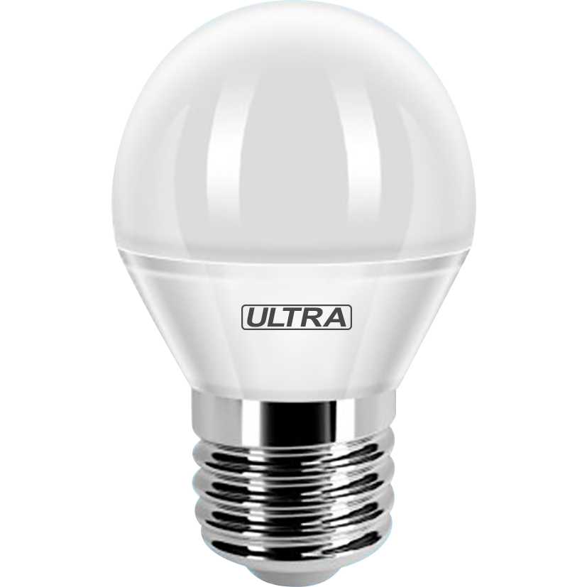 

Светодиодная лампа ULTRA LED G45 8.5W E27 4000K, LED G45
