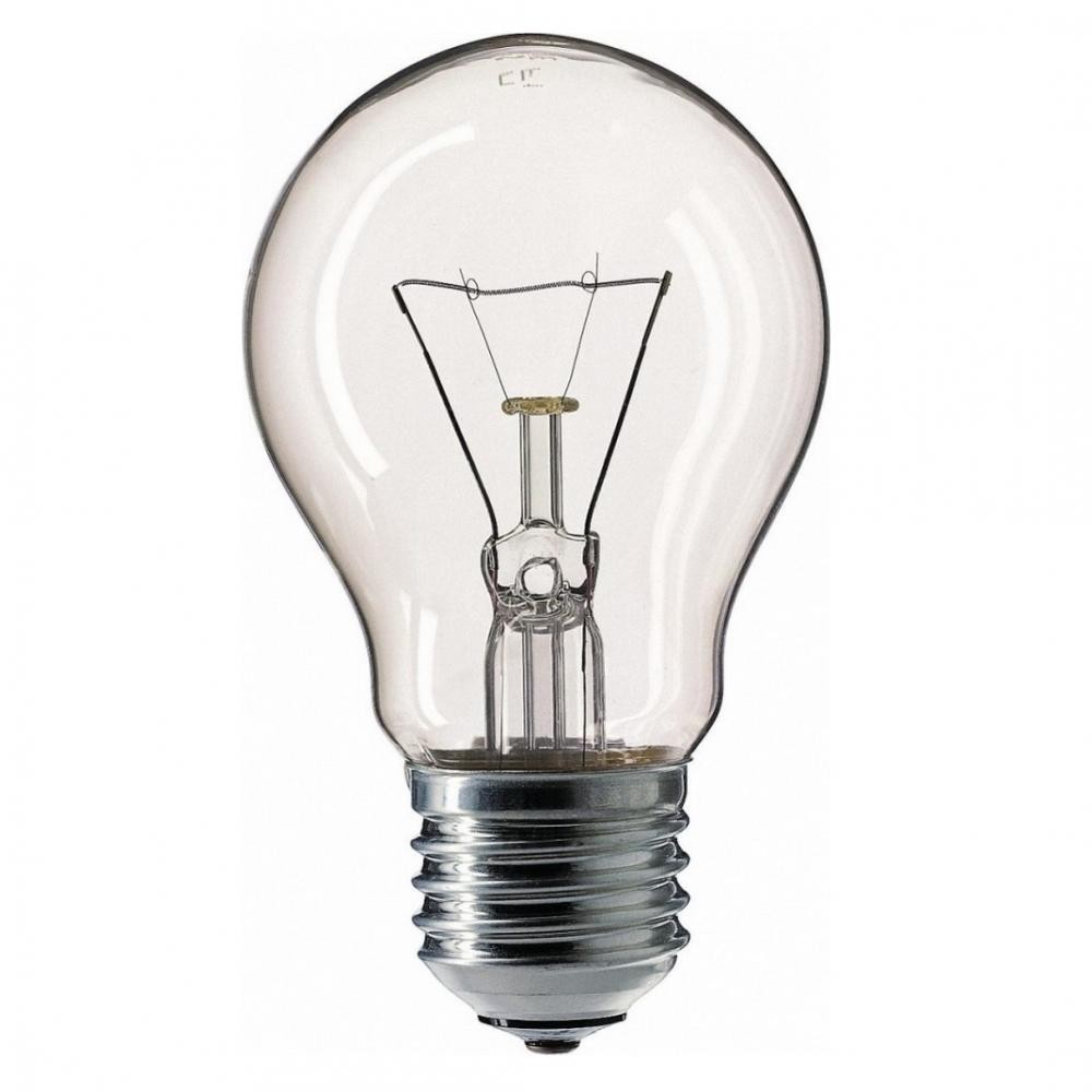 Лампа накаливания PHILIPS A55 75W E27 230V CL 1CT/12X10 Stan (926000004013)