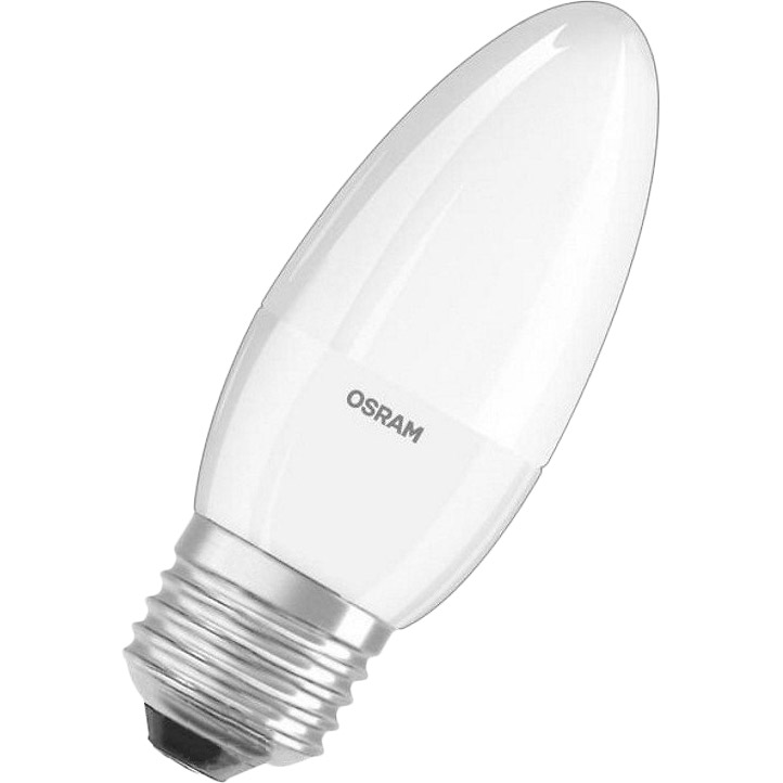 

Светодиодная лампа OSRAM LED STAR E27 6.5-60W 3000K 220V B35 (4058075134232), LED STAR E27 6.5-60W 3000K 220V B35