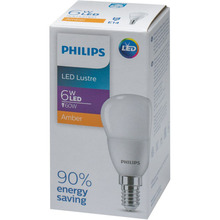 Светодиодная лампа PHILIPS LED Lustre 6-60W E14 827 P45NDFR RCA (929002273937)