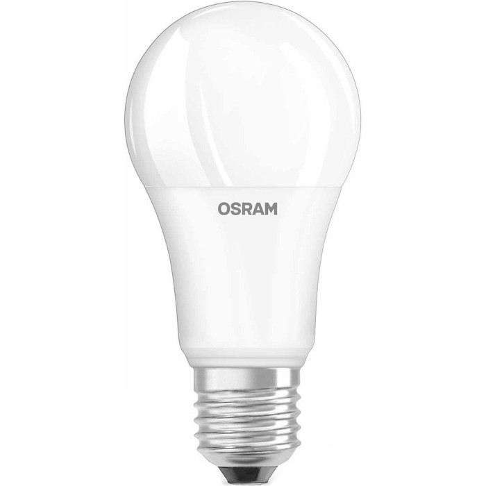 

Лампочка OSRAM LED STAR A100 10,5 W (1055Lm) 4000K E27 (4058075086678), LED A100 10W (1055lm) 4000К 220V Е27