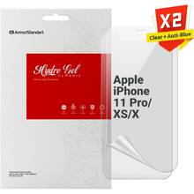 Набір гідрогелевих плівок ARMORSTANDART Clear + Anti-Blue для Apple iPhone 11 Pro/XS/X (ARM66828)