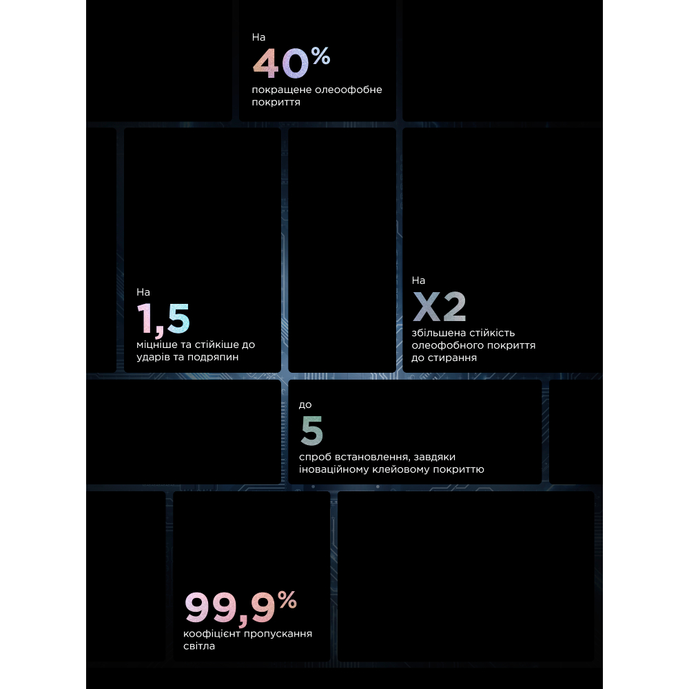 Захисне скло ARMORSTANDART Supreme Black Icon 3D для Apple iPhone 15 Plus Black (ARM68222) Олеофобне покриття True