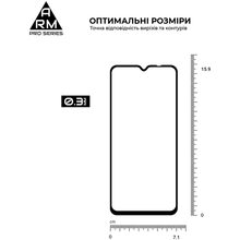 Захисне скло ArmorStandart Pro для OPPO A18 4G / A38 4G Black (ARM71040)