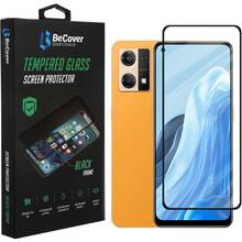 Львів - Захисне скло BECOVER для Oppo Reno7 Black (707605)