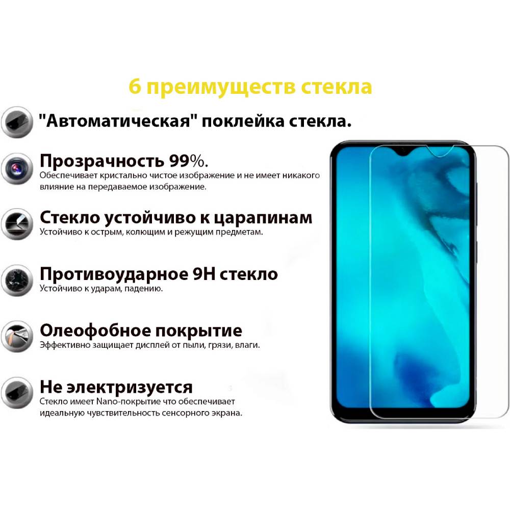 Захисне скло BECOVER для Tecno Pop 5 (BD2p) Crystal Clear (707874) Сумісність за моделлю TECNO POP 5 (BD2p)