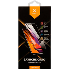 Защитное стекло VINGA для Apple iPhone 14 Pro Max Black (VGIP14PM)