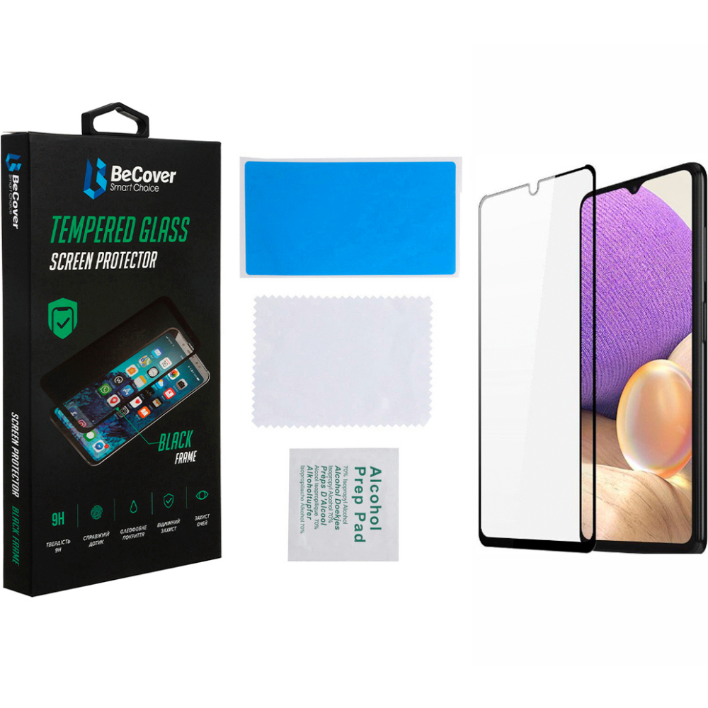Защитное стекло BECOVER для Samsung Galaxy A32 5G SM-A326 Black (708251) Совместимость по модели  Samsung Galaxy A32 5G