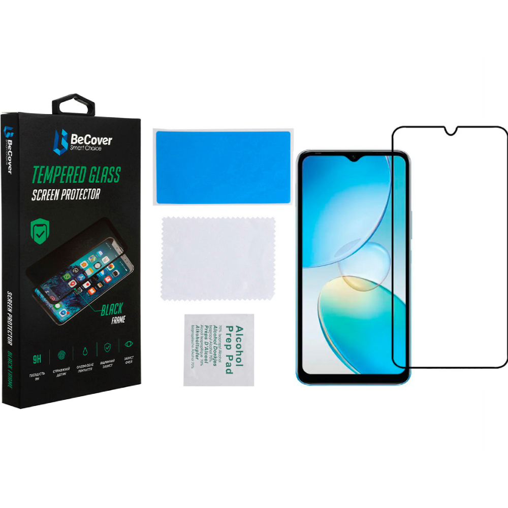 Захисне скло BECOVER для Infinix Hot 12і (X665B) Black (708540) Сумісність за моделлю Infinix Hot 12i