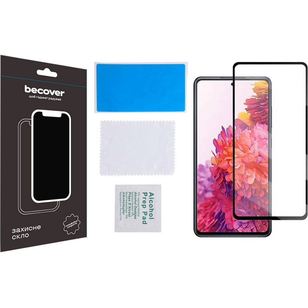 Защитное стекло BECOVER для Samsung Galaxy S20 FE Black (708812) Совместимость по модели  Samsung Galaxy S20 FE