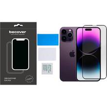 Захисне скло BECOVER для Apple iPhone 14 Pro Black (707968)