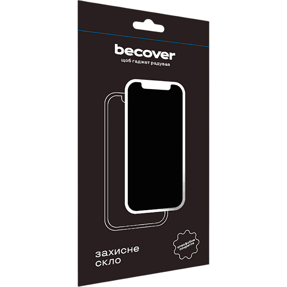 Зовнішній вигляд Захисне скло BECOVER для Infinix HOT 30 Play NFC (X6835B) Black (709720)